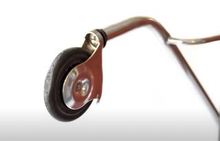 Camarera plegable acero cromado y formica Años 60