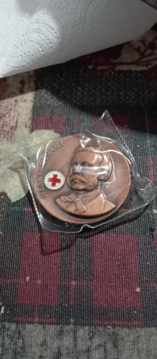 Medaglia Henry Dunant Croce Rossa Bronzo