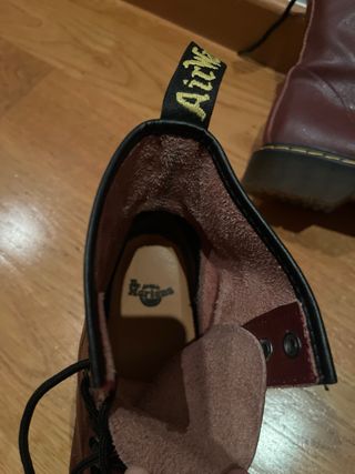 Botas Dr. Martens granate talla 38