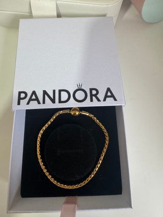 Pulsera Dorada Compatible con Charms