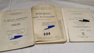 Lote 7 Libros religión antiguos. Años 40, 60, 70