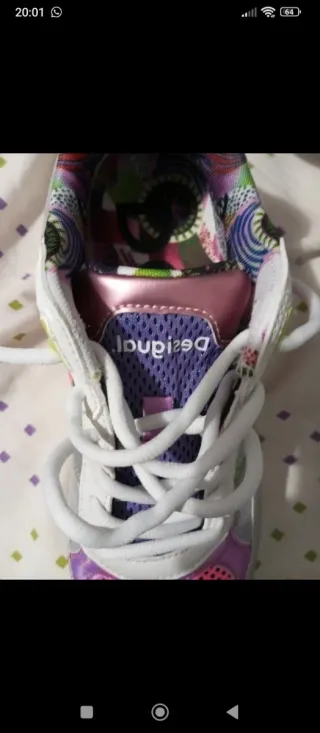 Zapatillas Desigual Multicolor y Rosa