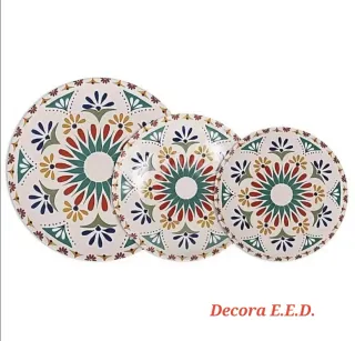 12 PIEZAS VAJILLA 'COIMBRA' DE SANTA CLARA