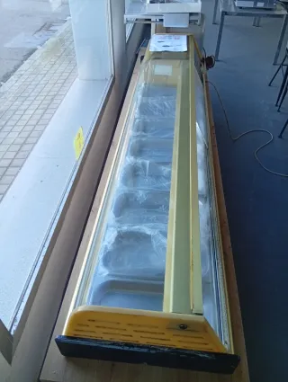 Mesa de acero maquinaria de restauración y hostele