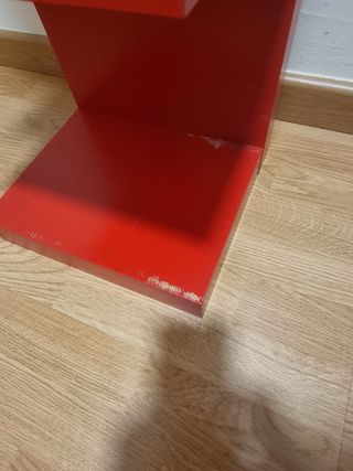 Estantería Lack Roja de Ikea