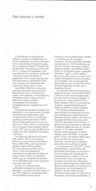 50 VECES BARCELONA GUIA DE VISITA DE LA CIUDAD  TE