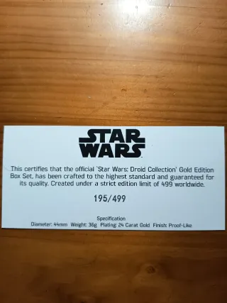 Moneda Star Wars The Droid Collection