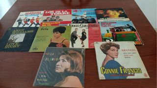 Tocadiscos Bettor con altavoces con 32 vinilos