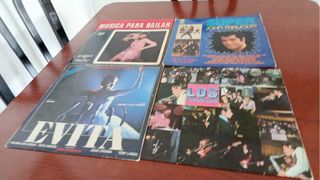 Tocadiscos Bettor con altavoces con 32 vinilos