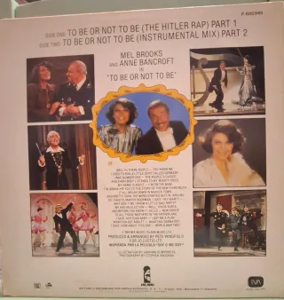 Vinilo Mel Brooks - To Be Or Not To Be