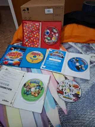 Lote Juegos Wii y Wii U: Skylanders, Mario, Game P