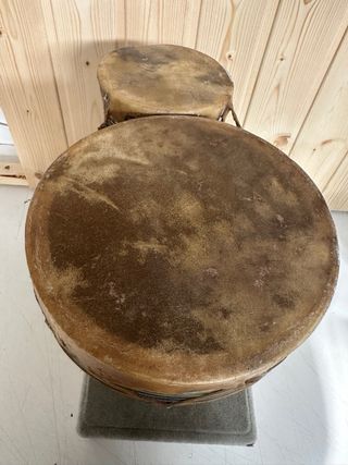 Bongos marroquíes pintados a mano