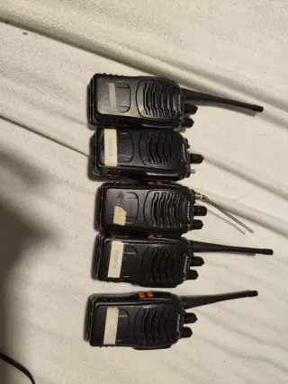 Lote 5 Walkie-Talkies Proster