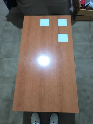 Mesa de centro elevable madera buena