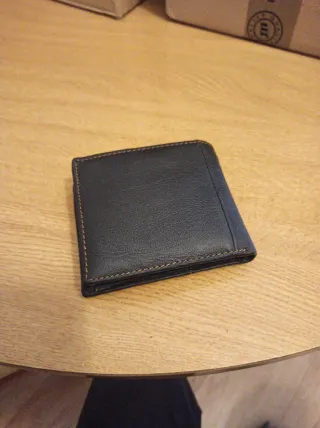 Cartera Billetera Negra y Marrón