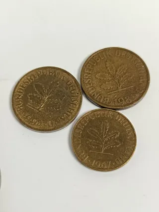 Monedas antiguas Alemania Deutsche Mark