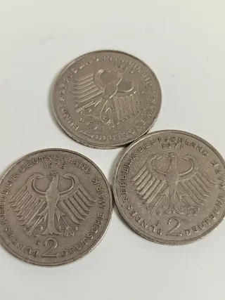 Monedas antiguas Alemania Deutsche Mark