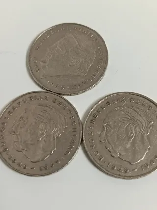 Monedas antiguas Alemania Deutsche Mark