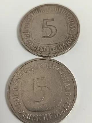 Monedas antiguas Alemania Deutsche Mark