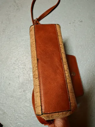 Borsa tracolla in sughero fantasia