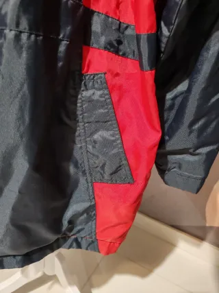 Giubbotto Vintage Umbro Ajax Rosso Nero