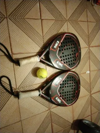 2 Palas de Pádel King + Pelota