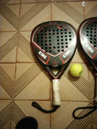 2 Palas de Pádel King + Pelota
