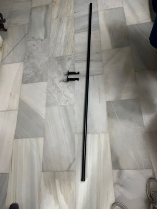 Barra para cortina negra