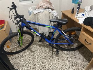 Bicicleta de Montaña Azul y Verde