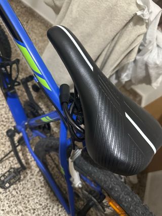 Bicicleta de Montaña Azul y Verde
