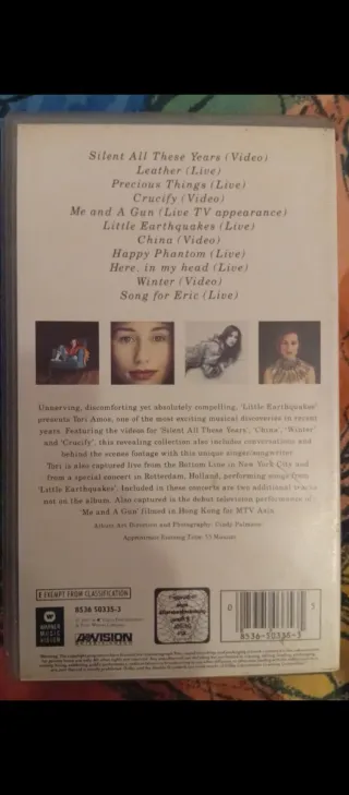 VHS Tori Amos Little Earthquakes Musica