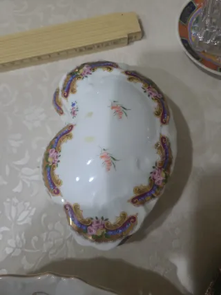 Set Oggettistica Casa Porcellana Decorata