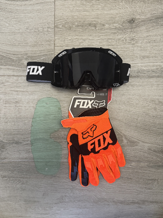 Pack FOX: Gafas + Guantes + Lente Extra 111