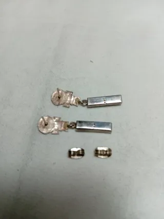 Pendientes Incas Plata y Turquesa/Malaquita