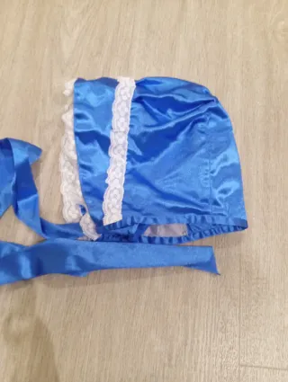 Disfraz Muñeca Azul y Blanco