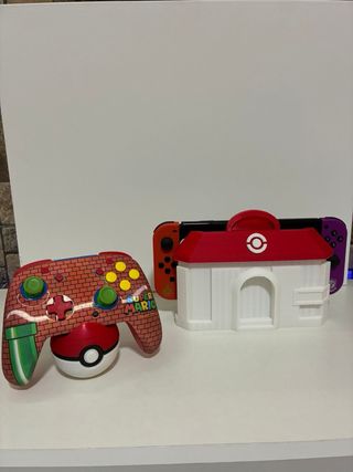 Pack soporte Pokemon Nintendo switch y oled y mand