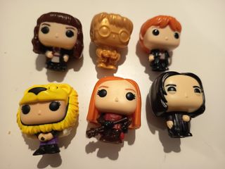 Lote 6 Mini Funkos Kinder Joy Harry Potter