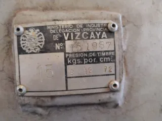 Compresor industrial antiguo