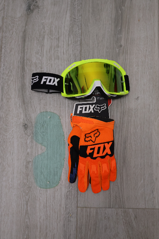 Pack FOX: Gafas + Guantes + Lente Extra 115