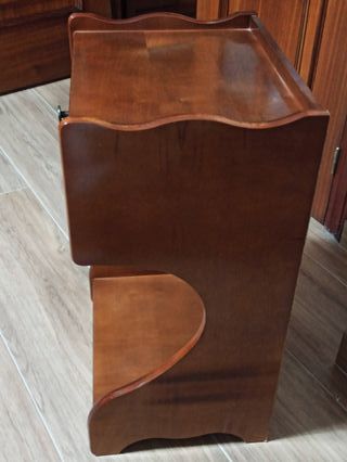 Mesita auxiliar/teléfono de madera