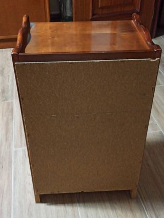 Mesita auxiliar/teléfono de madera