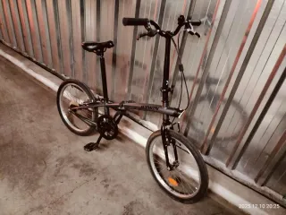 Bicicleta plegable YILT gris