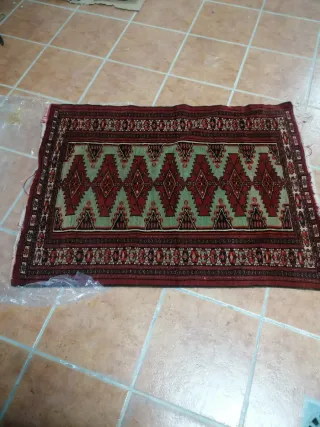 Alfombra Oriental Turkaman Anudada a Mano