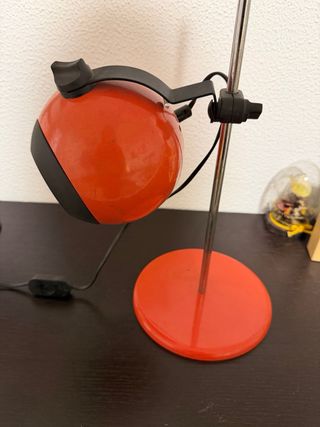 Lámpara Mesa Vintage Space Age Años 70