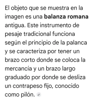 Antigua balanza de gancho