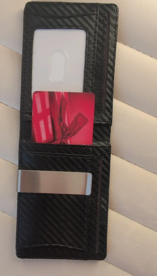 Carteira porta cartões com bloqueio RFID