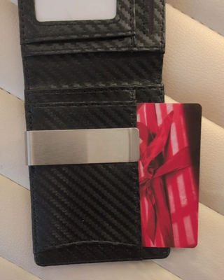 Carteira porta cartões com bloqueio RFID