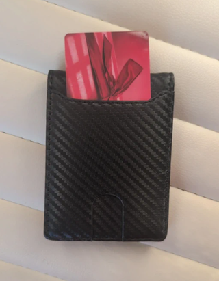 Carteira porta cartões com bloqueio RFID