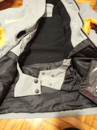 Giubbotto Sky Grigio e Arancione. Taglia 40