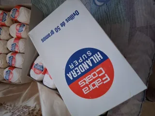 2 Cajas Hilo Blanco Roto Crochet Manualidades